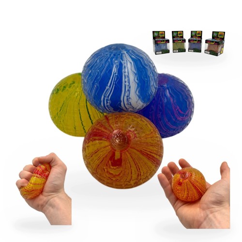 Gniotek Kula Piłka Antystresowa Twarda Squishy Sensoryczna Kolorowa 7cm