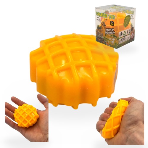 Crunchy Gniotek Gofr Chrupiący Wafel Zabawka Antystresowa Sensoryczna 6cm