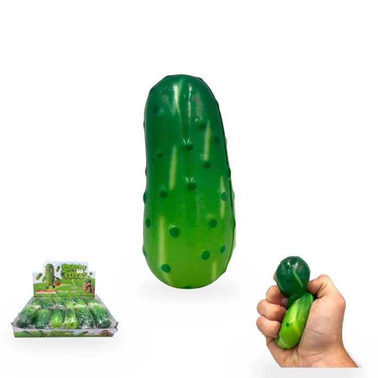 Gniotek Ogórek Squishy Zabawka Antystresowa Sensoryczna 13cm