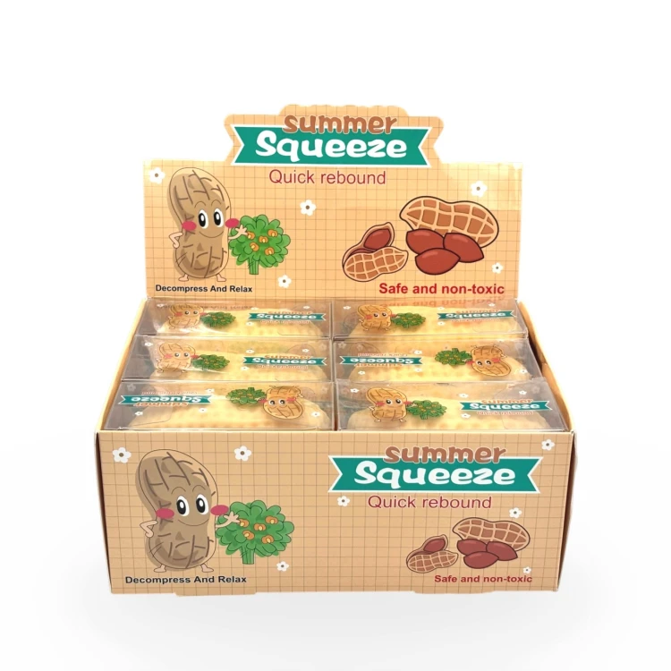 Crunchy Gniotek Orzeszek Chrupiący Zabawka Antystresowa Sensoryczna 12cm