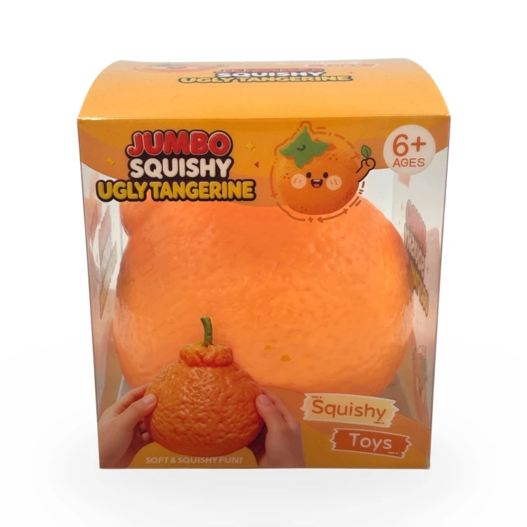 Gniotek Pomarańcza XXL Jumbo Squishy Zabawka Antystresowa Sensoryczna 12cm