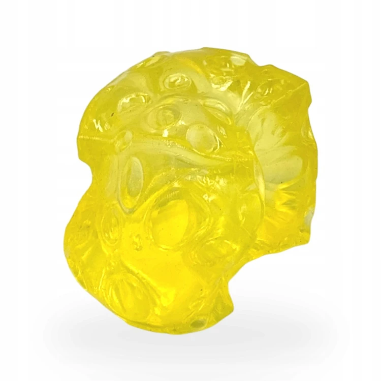 Gniotek Ser Kostka Żelowa Przezroczysta Twarda Squishy Antystresowy 5cm