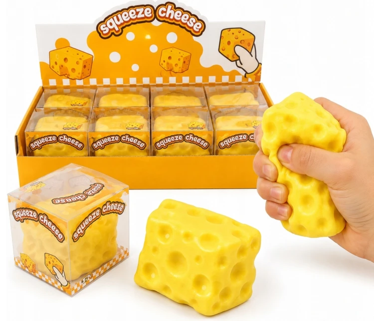 GNIOTEK piankowy kostka SERA 7 cm sensoryczny squishy antystresowy SER