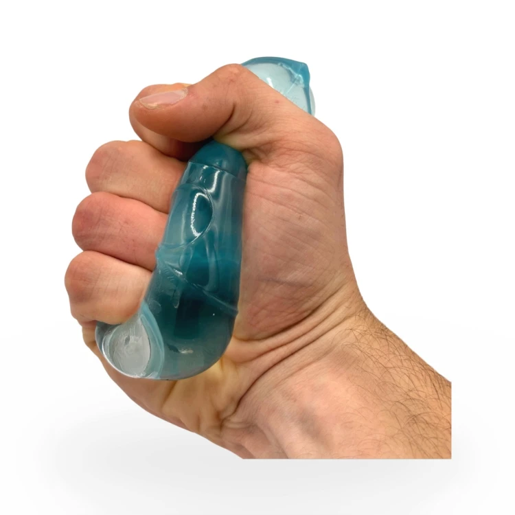 Gniotek Wazelinowy Ser Kolorowy Trójkąt Squishy Antystresowy 7cm