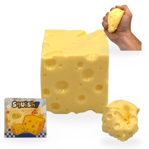 Gniotek Wazelinowy Ser Squishy Antystresowy Sensoryczny 5cm