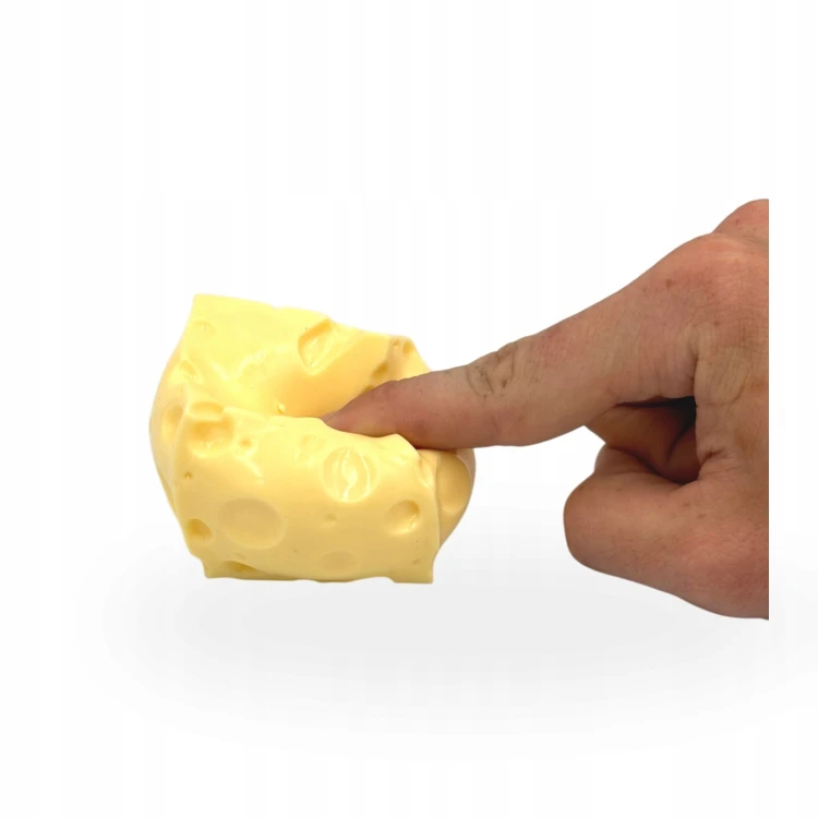 Gniotek Wazelinowy Ser Squishy Antystresowy Sensoryczny 5cm