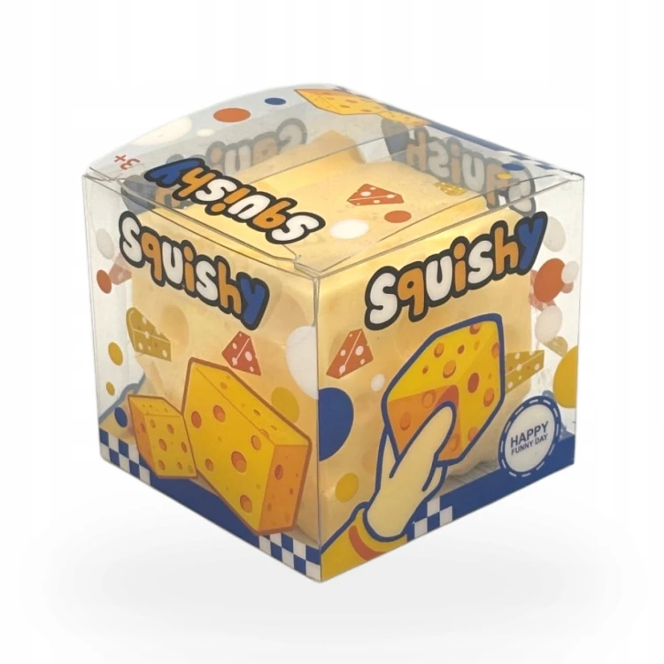 Gniotek Wazelinowy Ser Squishy Antystresowy Sensoryczny 5cm