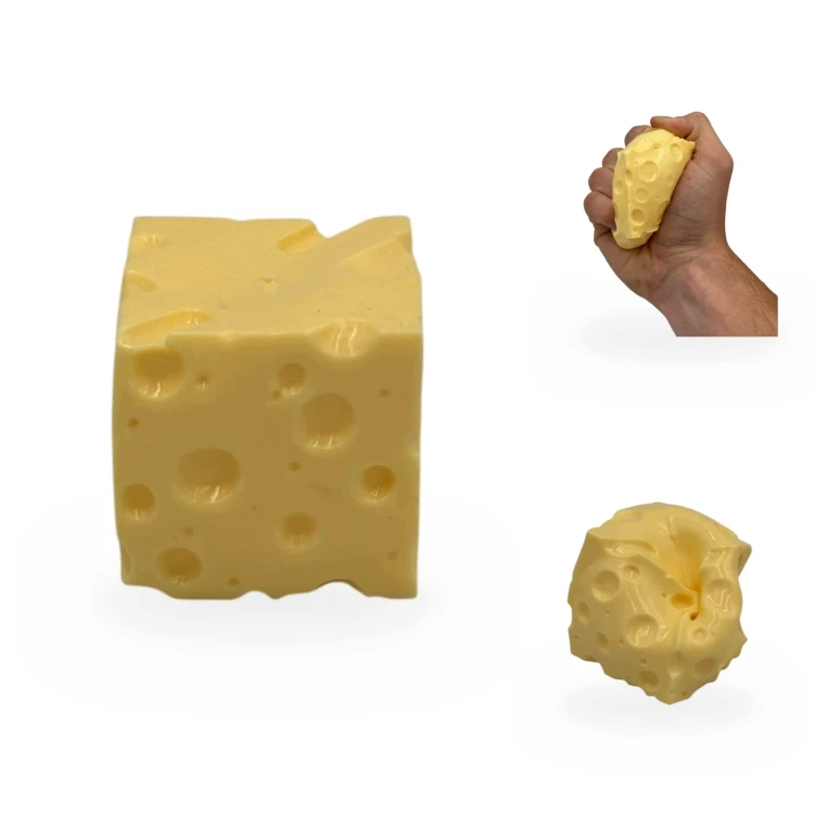 Gniotek Wazelinowy Ser Squishy Antystresowy Sensoryczny 5cm