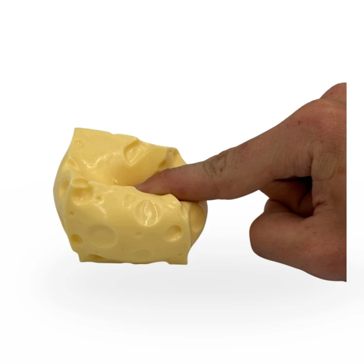 Gniotek Wazelinowy Ser Squishy Antystresowy Sensoryczny 5cm