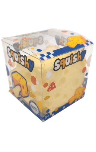 Gniotek Ser Trójkąt Wazelinowy z Wazeliną Squishy Antystresowy Serek 7cm