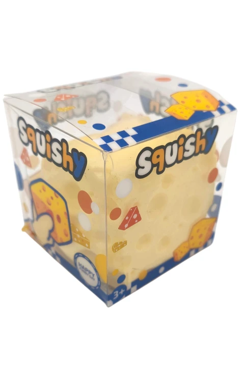Gniotek Ser Trójkąt Wazelinowy z Wazeliną Squishy Antystresowy Serek 7cm
