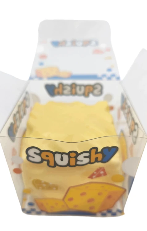 Gniotek Ser Trójkąt Wazelinowy z Wazeliną Squishy Antystresowy Serek 7cm