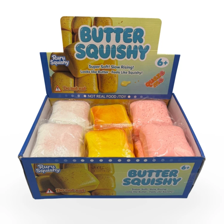 Gniotek Tost Śmietankowy Squishy Zabawka Antystresowa 11cm