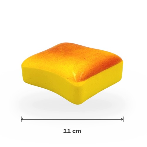 Gniotek Tost Maślany Squishy Zabawka Antystresowa Sensoryczna 11cm