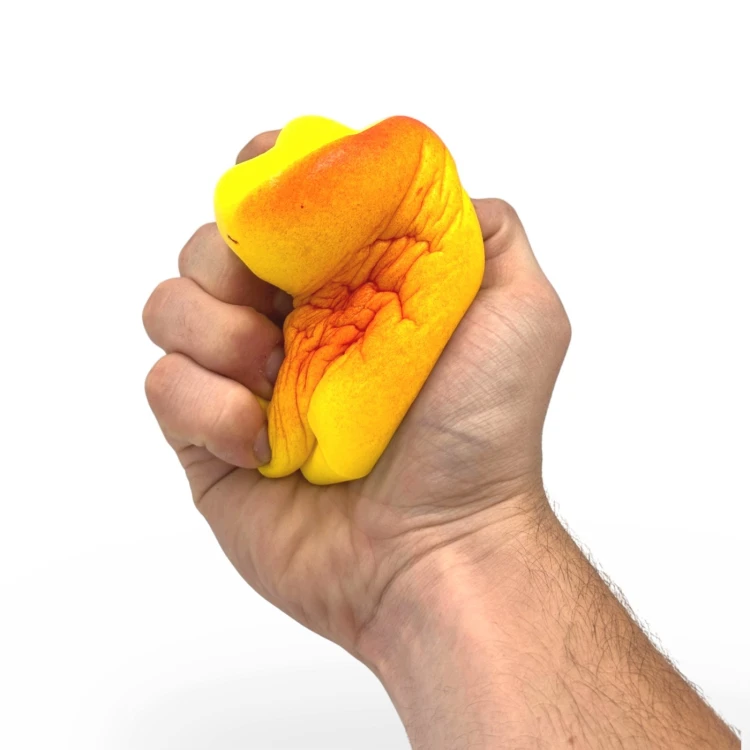 Gniotek Tost Maślany Squishy Zabawka Antystresowa Sensoryczna 11cm