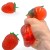 Gniotek Truskawka Przezroczysta Żelowa Squishy Zabawka Antystresowa 8cm