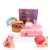 Zestaw Gniotków 4w1 Różowy Brokat Squishy Zabawka Antystresowa Sensoryczna