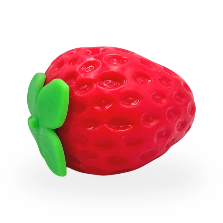 Crunchy Gniotek Truskawka Chrupiąca Zabawka Antystresowa Sensoryczna 8cm
