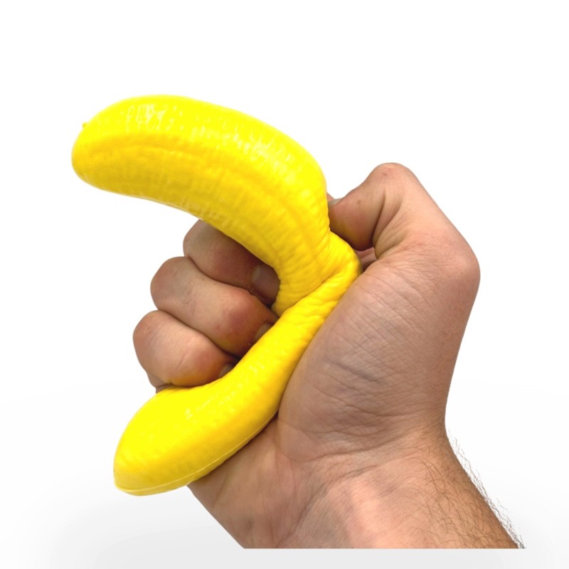Gniotek Banan Squishy Zabawka Antystresowa Sensoryczna 18cm