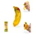 Gniotek Wazelinowy Banan z Owocami Squishy Antystresowy Sensoryczny 18cm
