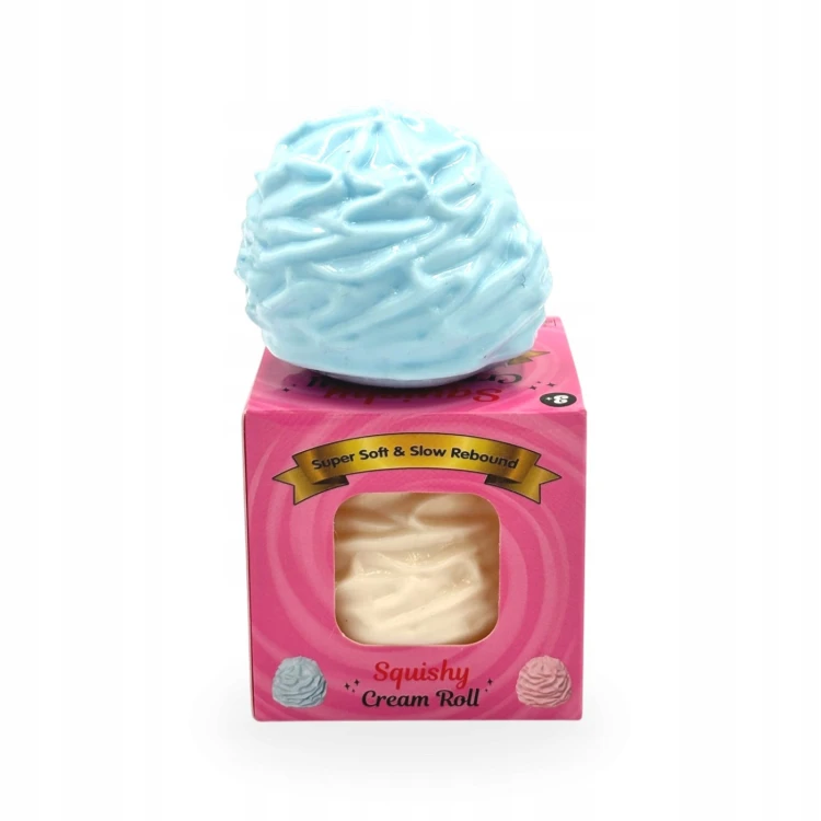 Gniotek Wazelinowy Bita Śmietana Krem Squishy Antystresowy Sensoryczny 6cm
