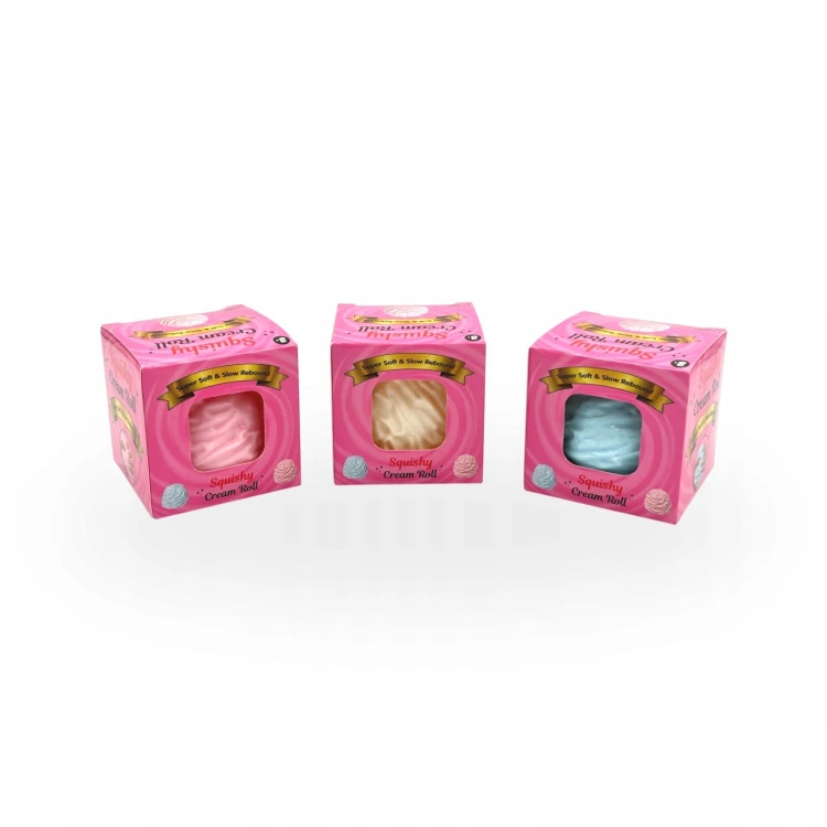 Gniotek Wazelinowy Bita Śmietana Krem Squishy Antystresowy Sensoryczny 6cm
