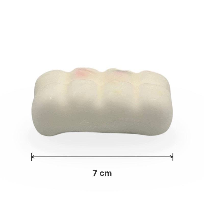 Gniotek Biała Czekolada Woskowa Crunchy Squishy Antystresowa 7cm