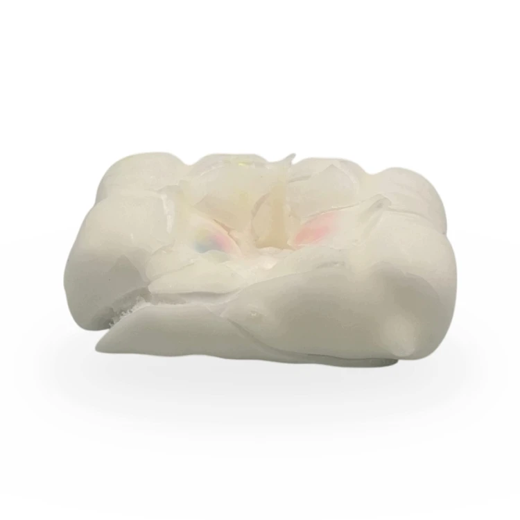 Gniotek Biała Czekolada Woskowa Crunchy Squishy Antystresowa 7cm