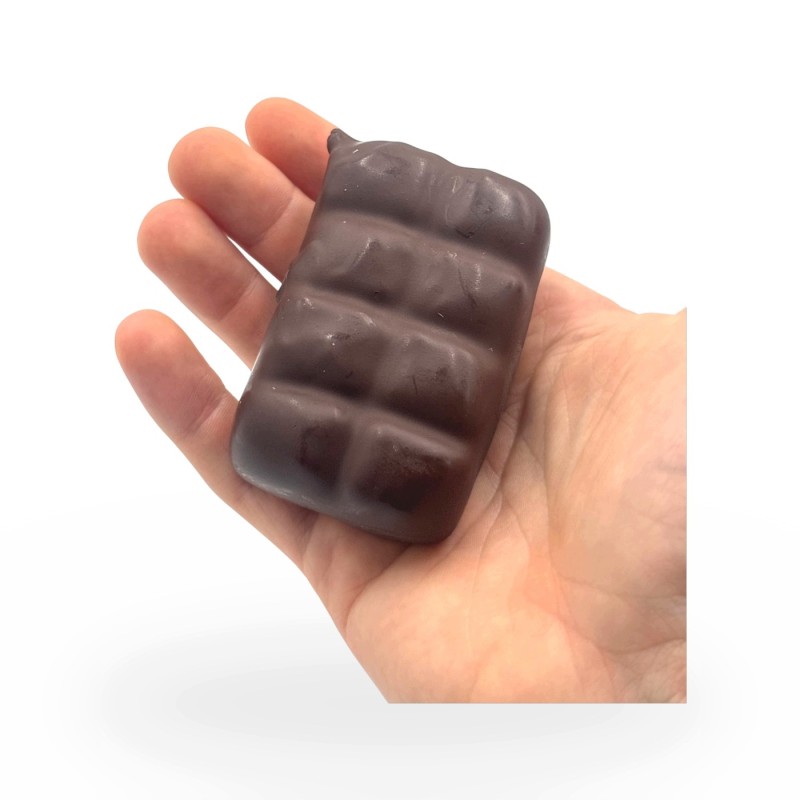 Gniotek Czekolada Woskowa Crunchy Squishy Zabawka Antystresowa 7cm
