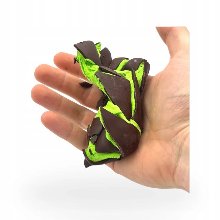 Gniotek Czekolada Woskowa Crunchy Squishy Zabawka Antystresowa 7cm