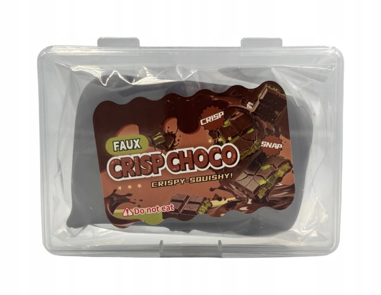 Gniotek Czekolada Woskowa Crunchy Squishy Zabawka Antystresowa 7cm
