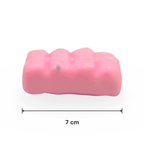 Gniotek Różowa Czekolada Woskowa Crunchy Squishy Antystresowa 7cm