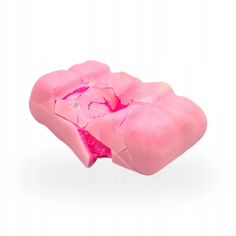 Gniotek Różowa Czekolada Woskowa Crunchy Squishy Antystresowa 7cm
