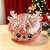 Gniotek Świecący LED Renifer Świąteczny Dumpling Squishy w Miseczce 8,5cm