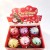 Gniotek Świecący LED Renifer Świąteczny Dumpling Squishy w Miseczce 8,5cm