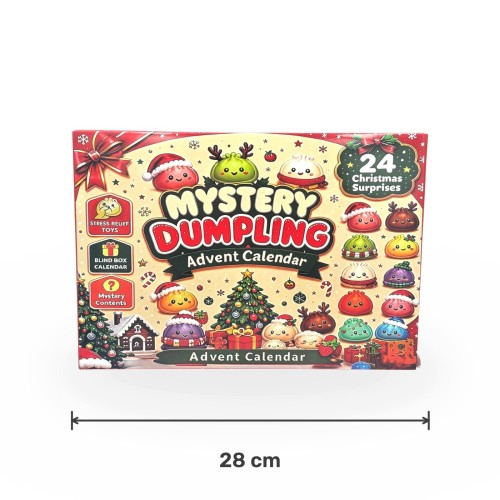 Kalendarz Adwentowy 24 Gniotki Squishy Mystery Dumpling Prezent dla dziecka