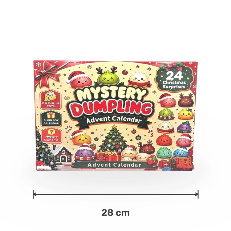 Kalendarz Adwentowy 24 Gniotki Squishy Mystery Dumpling Prezent dla dziecka