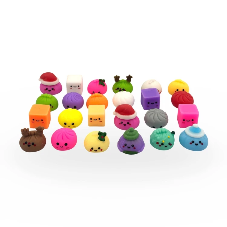 Kalendarz Adwentowy 24 Gniotki Squishy Mystery Dumpling Prezent dla dziecka