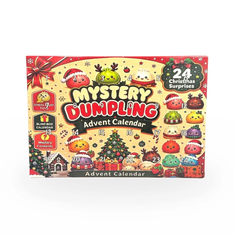 Kalendarz Adwentowy 24 Gniotki Squishy Mystery Dumpling Prezent dla dziecka