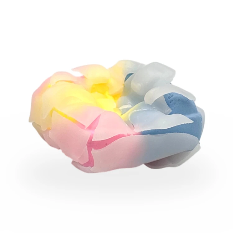 Gniotek Kolorowy Woskowy Crunchy Squishy Zabawka Antystresowa 8cm