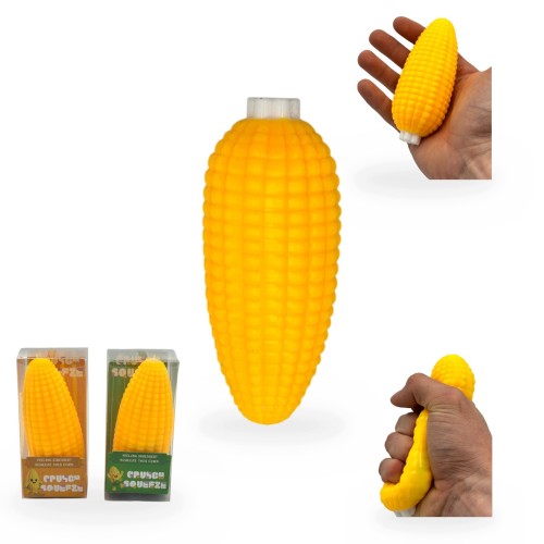 Crunchy Gniotek Kukurydza Chrupiąca Zabawka Antystresowa Sensoryczna 12cm