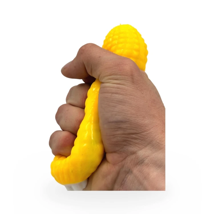 Crunchy Gniotek Kukurydza Chrupiąca Zabawka Antystresowa Sensoryczna 12cm