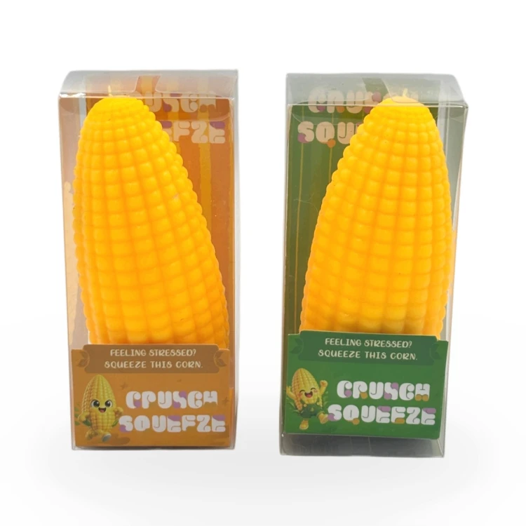 Crunchy Gniotek Kukurydza Chrupiąca Zabawka Antystresowa Sensoryczna 12cm