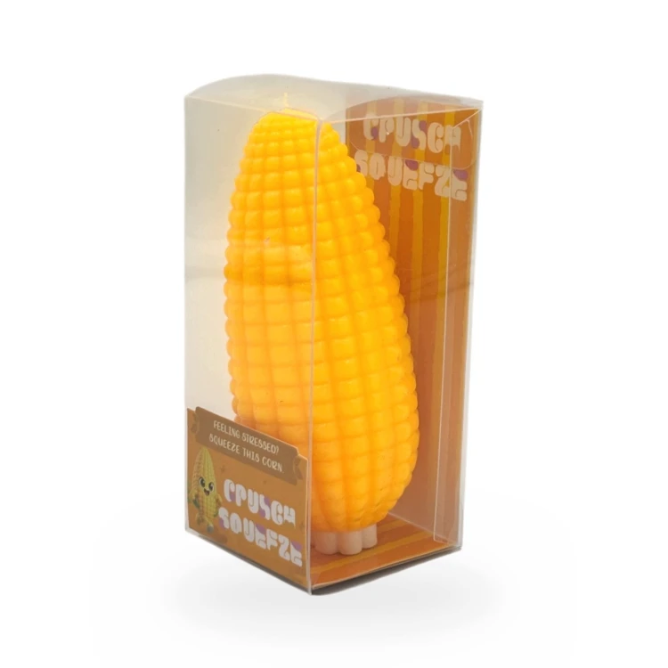 Crunchy Gniotek Kukurydza Chrupiąca Zabawka Antystresowa Sensoryczna 12cm