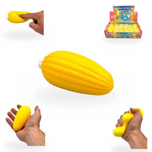 Gniotek Kukurydza Kolba Squishy Zabawka Antystresowa Sensoryczna 13cm